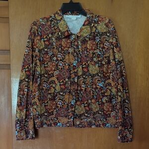 Maje Vibrant Floral Patterned Top